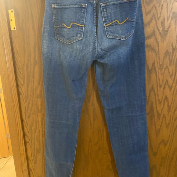 Seven For All Man Kind Skinny Blue Jeans - Picture 3 of 3